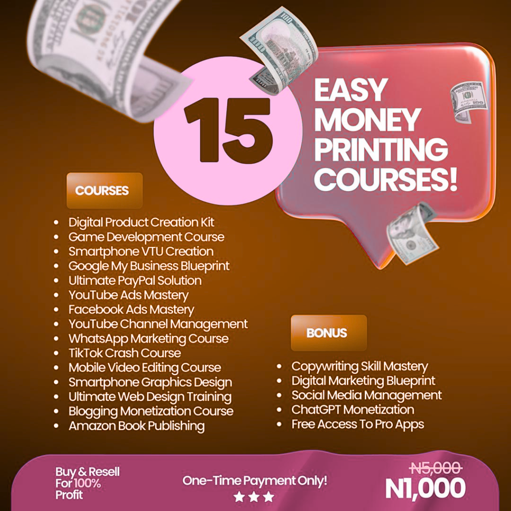 15 Easy Money Courses 3:02 am